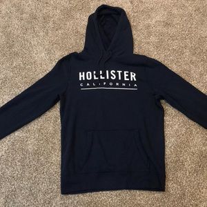 Hollister Large Navy Blue Hoodie